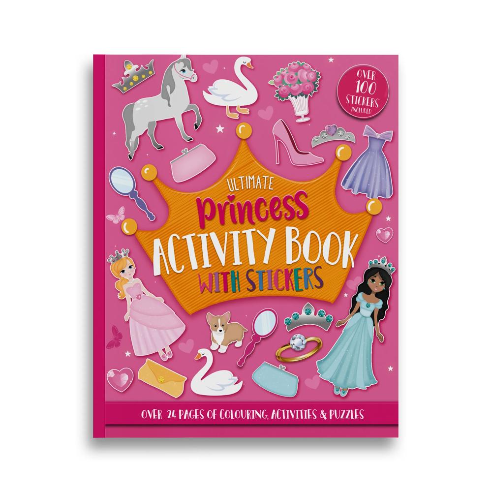 24 Pages Princess Activity Book with Stickers