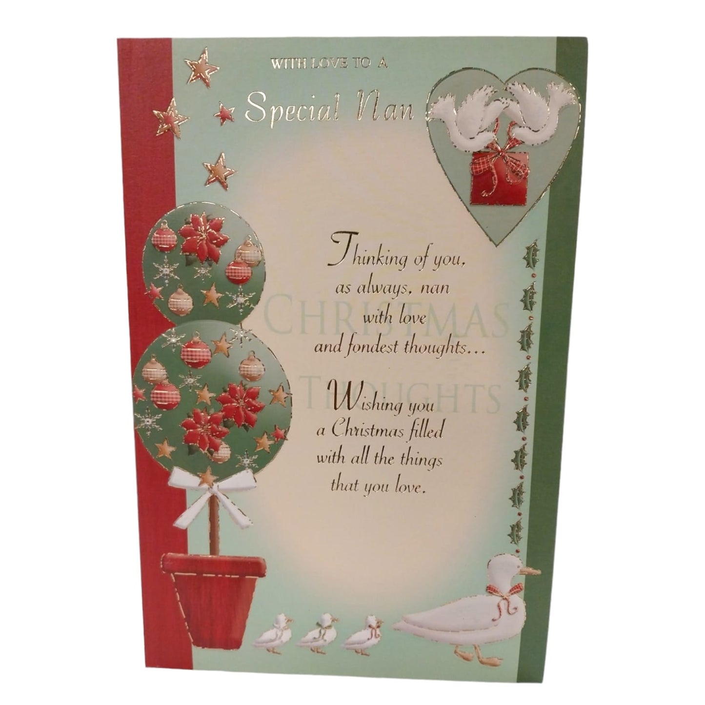 For a Special Nan Christmas Greetings Card {DC}