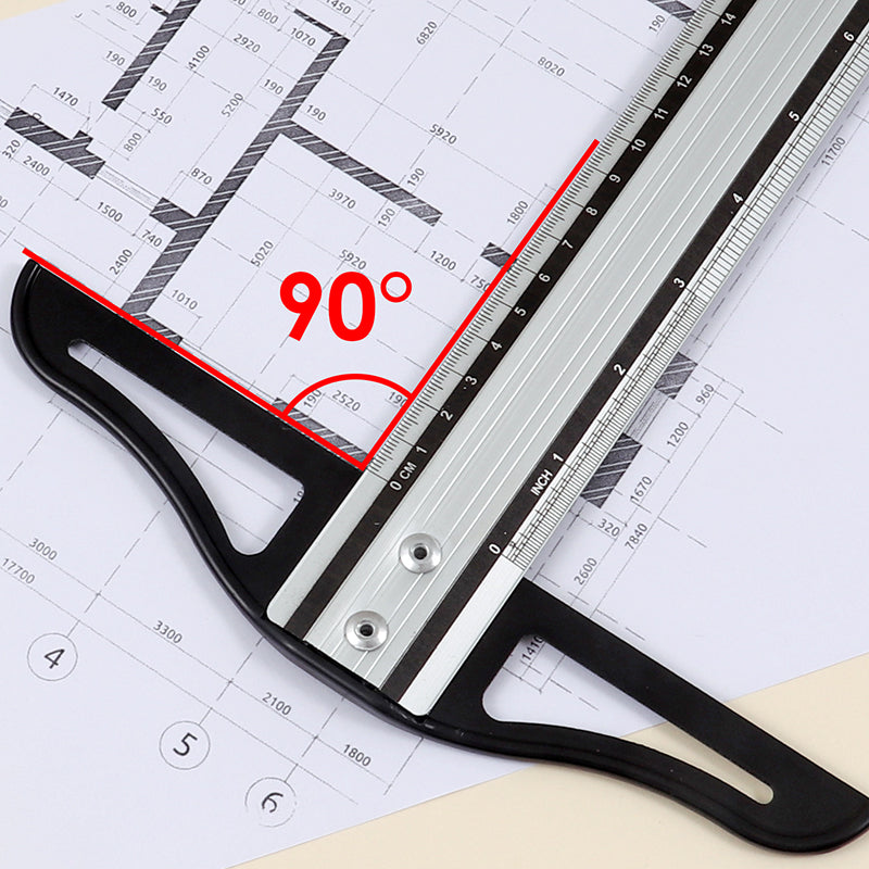 60cm Aluminium T-Square Ruler