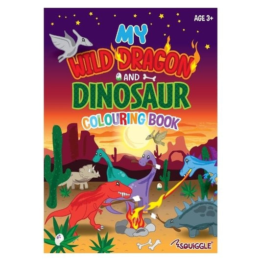 My Wild Dragon & Dinosaur Colouring Book