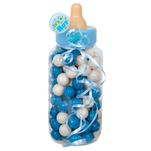 11" Blue Baby Bottle Bank