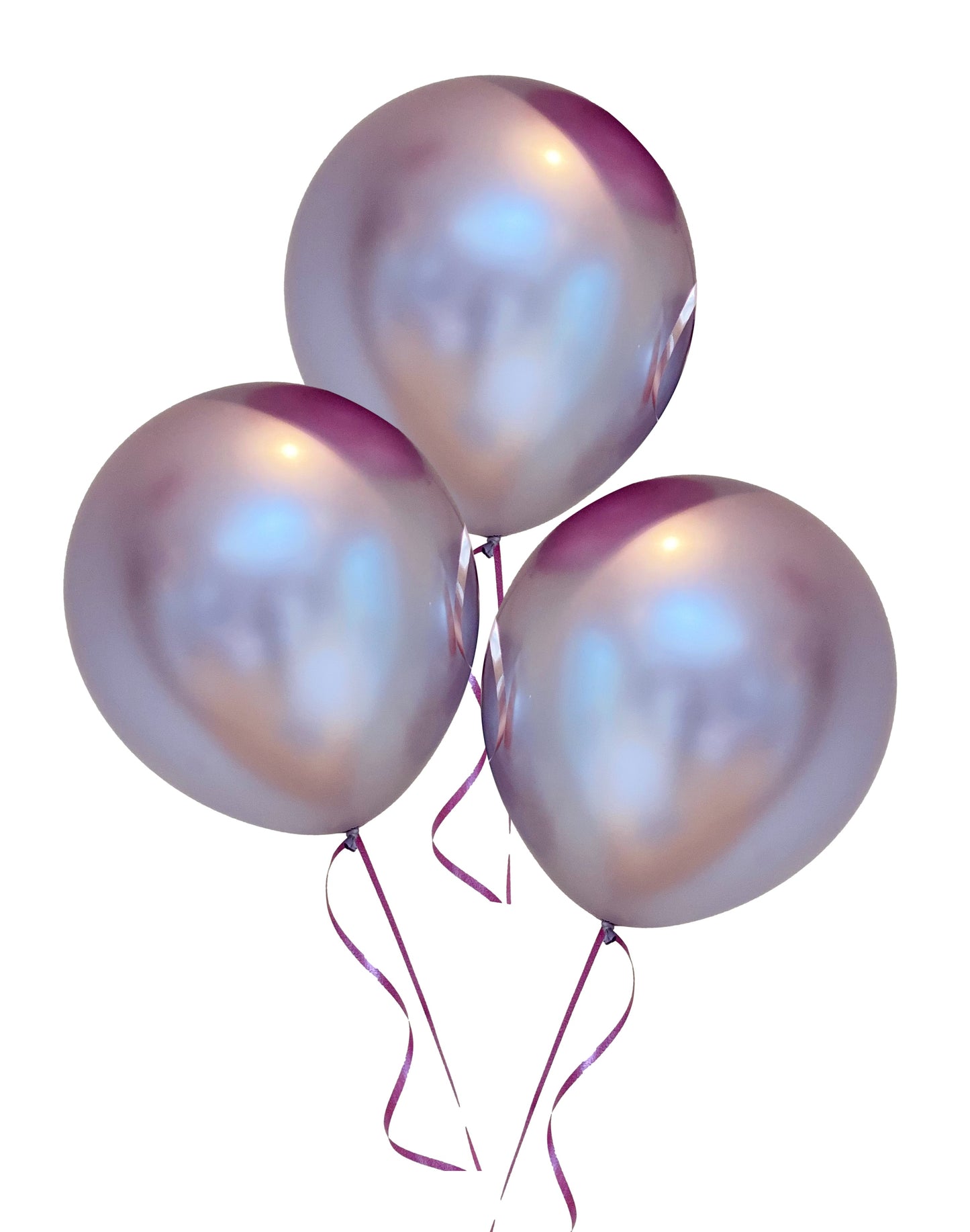 Bag of 50 Metallic Lavender Colour 12" Latex Balloons