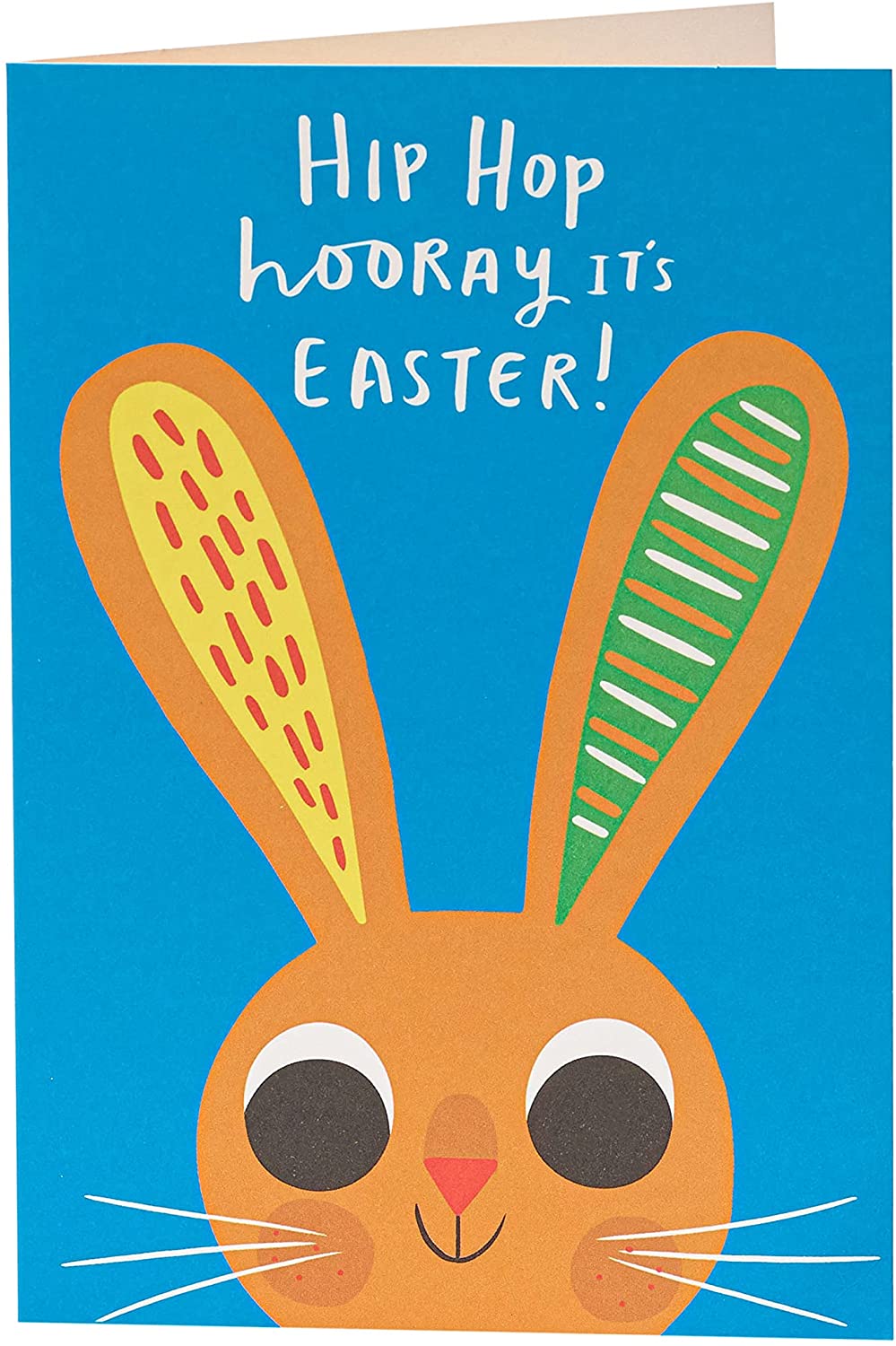 Kids Easter Wishes Bunny Design Greeting Card