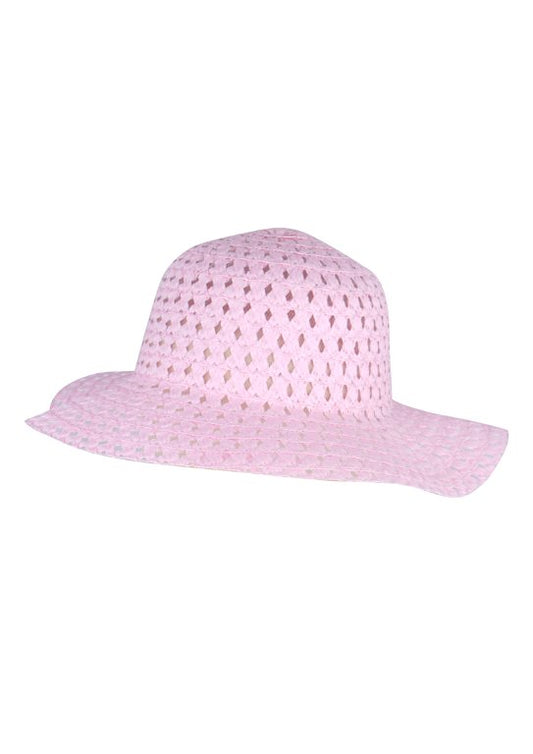 Pack of 6 Children's Pale Pink Easter Fancy Dress Bonnets