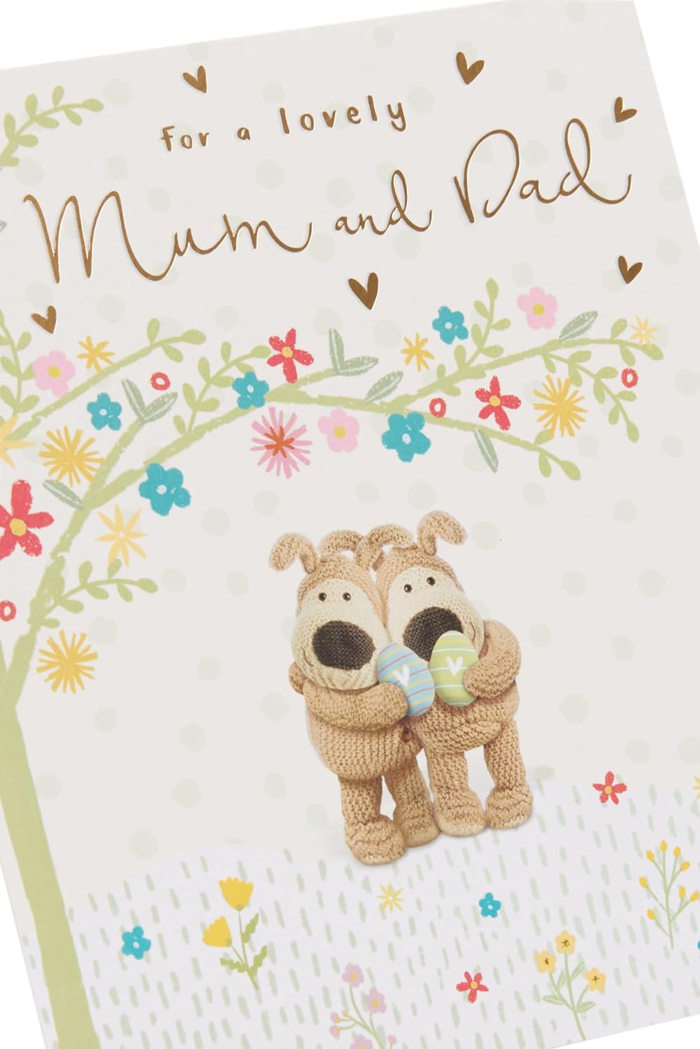 For A Lovely Mum & Dad Boofle Cute Design Easter Card