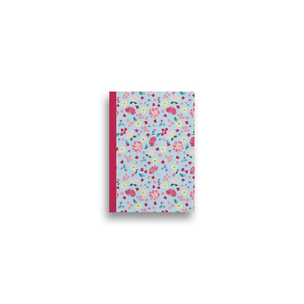 A6 Lined 100 Pages Floral Design Notepad By Jolipad