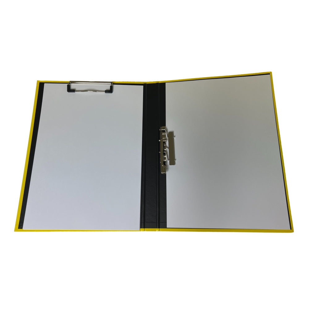 Yellow A4 Clipboard Document Clamp File Folder