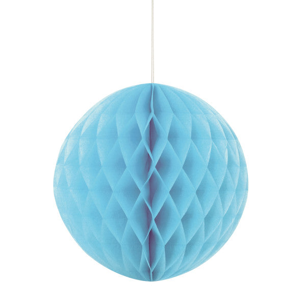 Powder Blue Solid 8" Honeycomb Ball