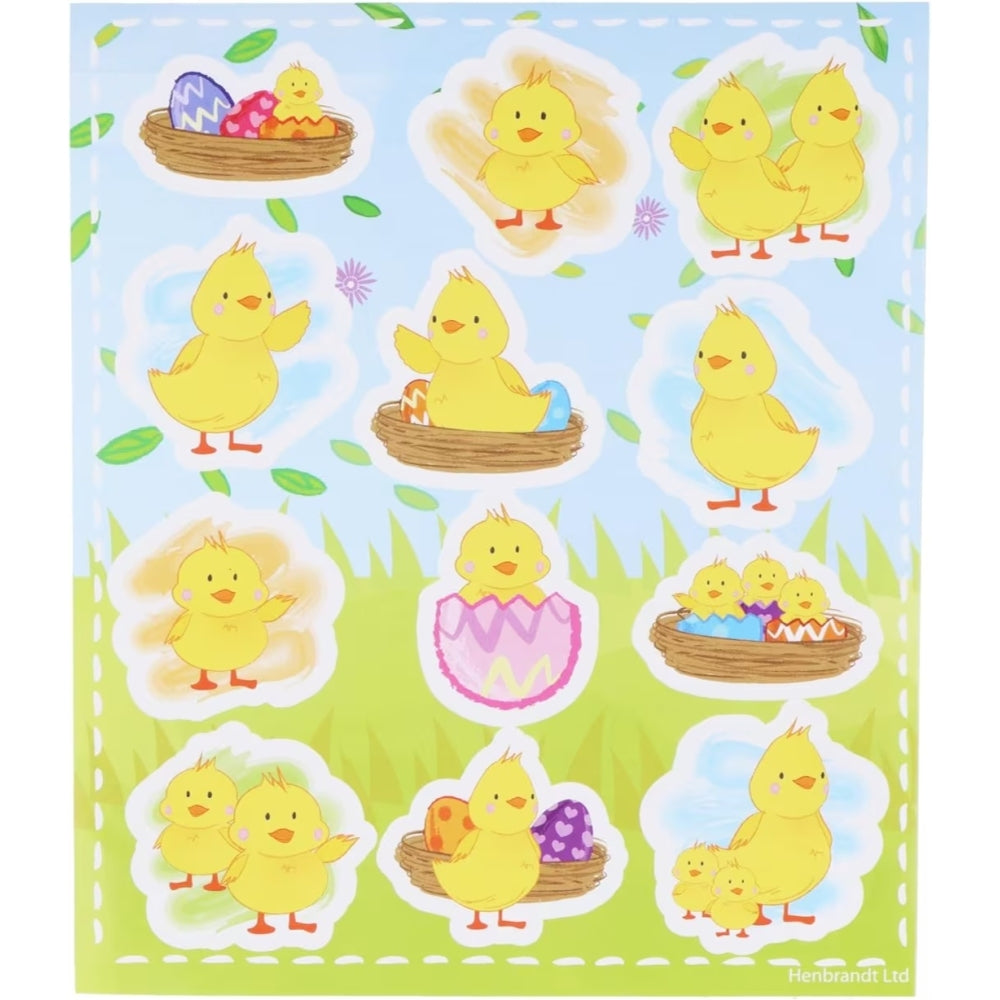 12 X Sheet of 12 Easter Stickers