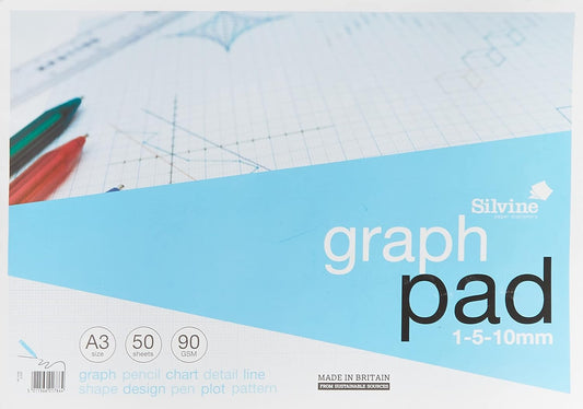 A3 50 Sheets Graph Pad