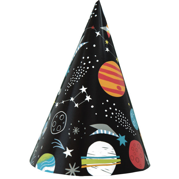 Pack of 8 Outer Space Party Hats