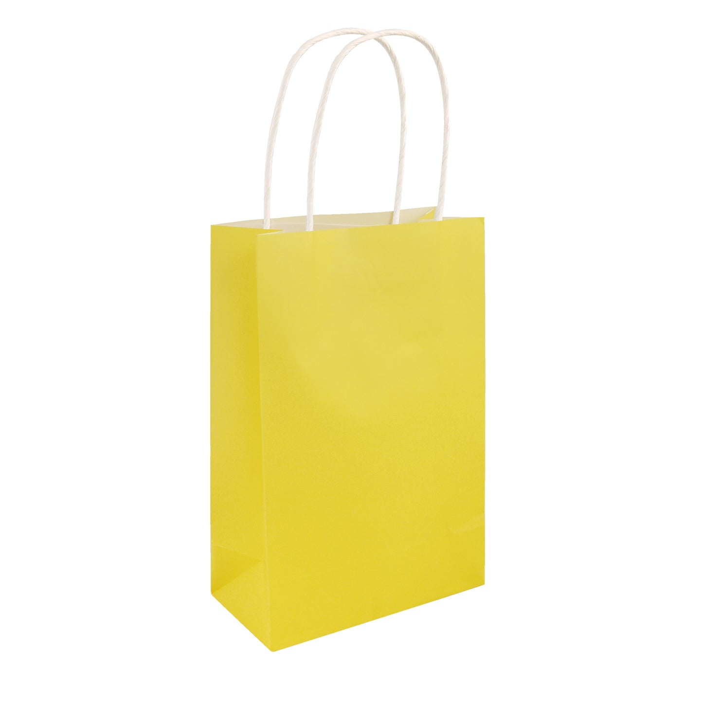 Pack of 6 Yellow Party Bags with Handle