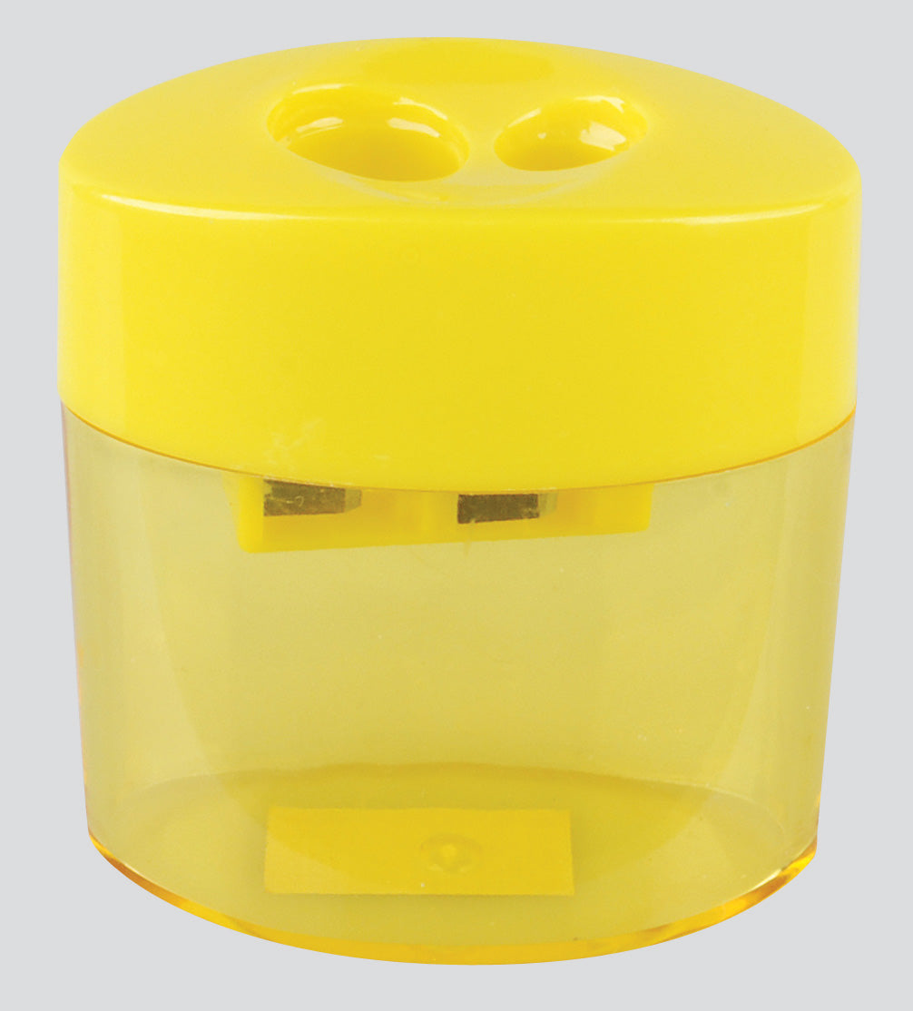 Single 2 Hole Cannister Pencil Sharpener