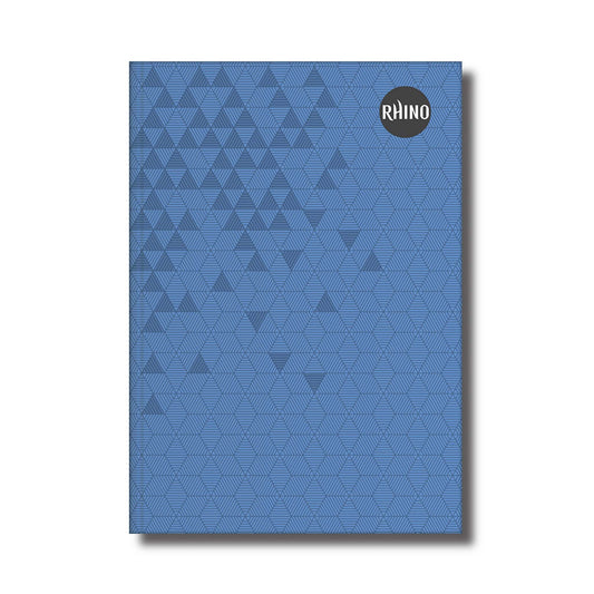 Rhino A5 192 Page Blue 8mm Lined Casebound Book