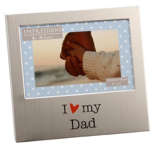 I Love My Dad 6" x 4" Aluminium Frame - FA518D