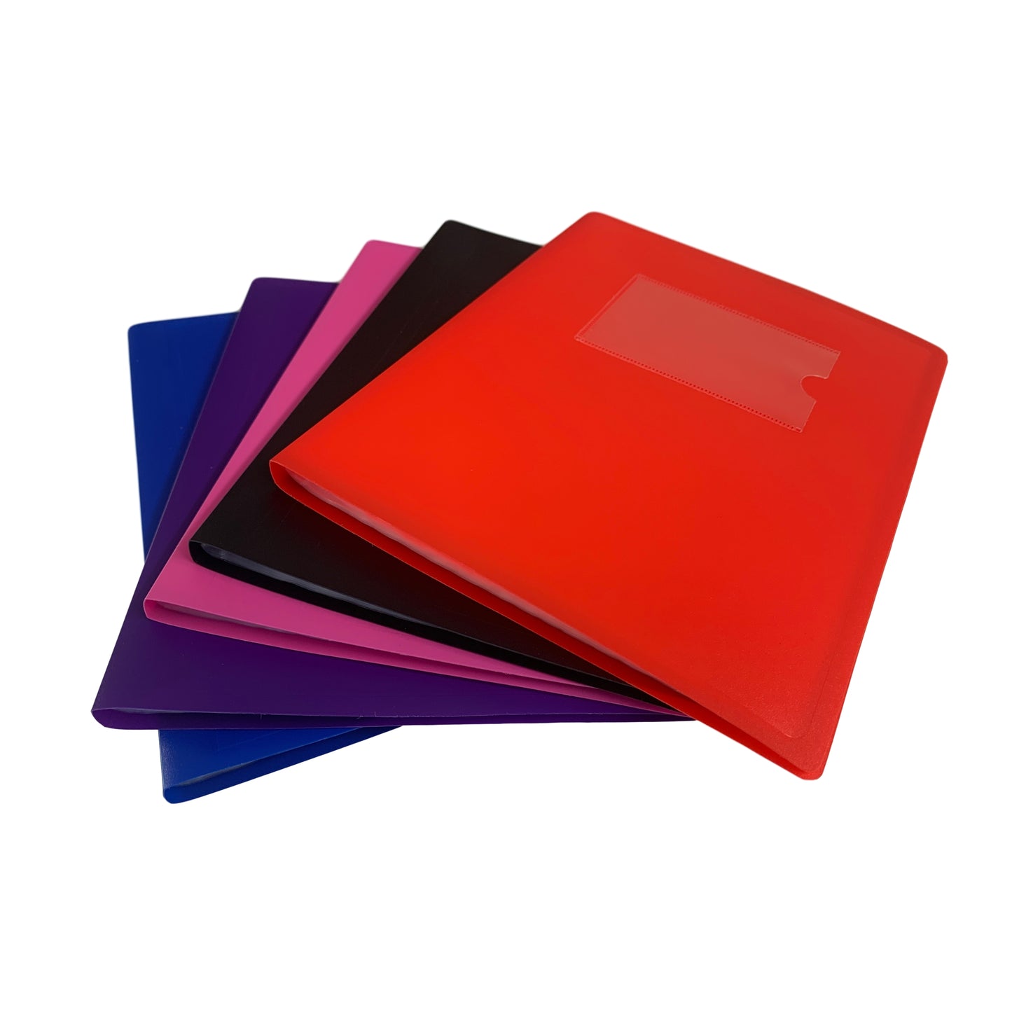 A5 Pink Flexible Cover 40 Pocket Display Book