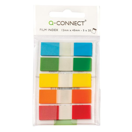 Pack of 100 12mm Assorted Page Markers