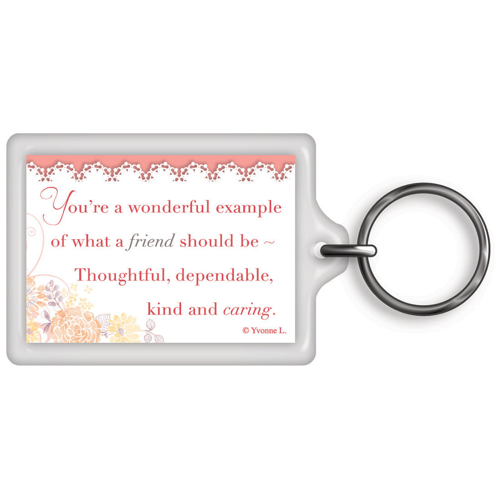 A Wonderful Friend Celebrity Style World's Best Keyring