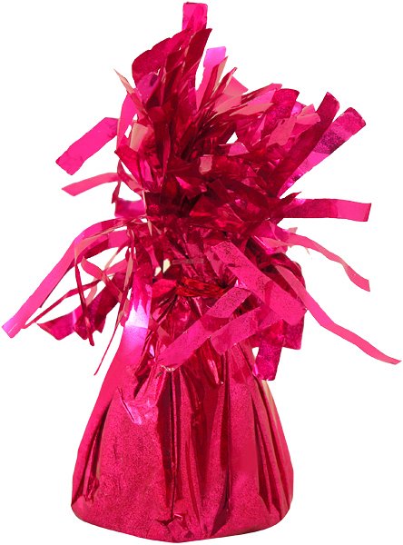 85g Hot Pink Foil Balloon Floor Weight