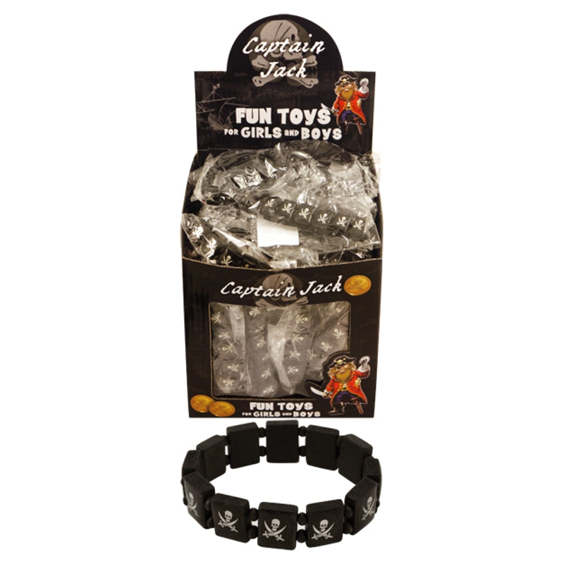 Pack of 12 9cm Pirate Bracelet