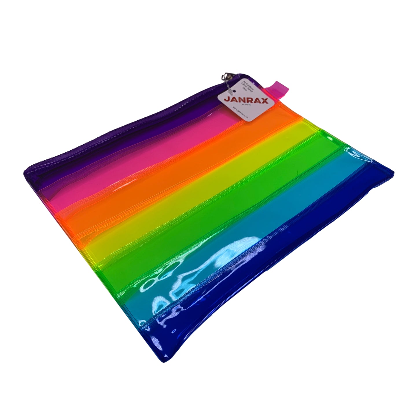 A5 Rainbow Coloured Rainbow Pencil Case