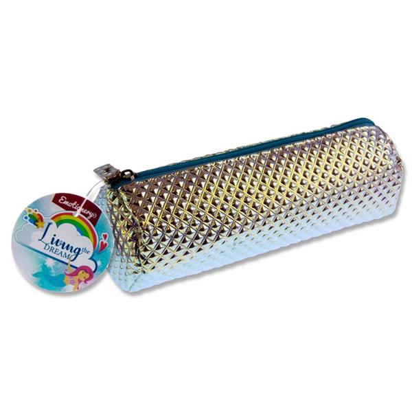 Dreamy Mermaid Design Round Pencil Case by Emotionery