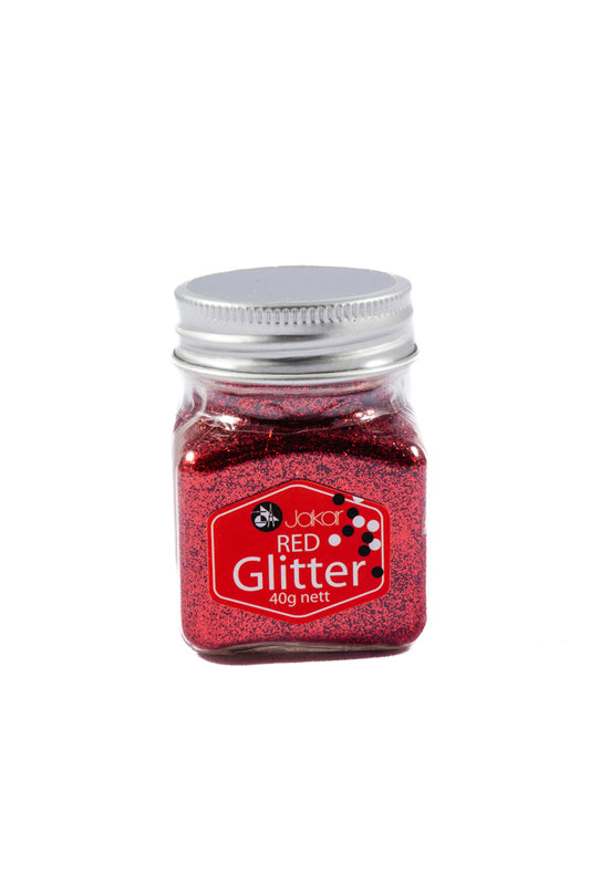 40g Non Toxic Red Glitter Pot