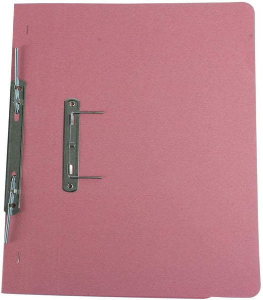 Pack of 25 35mm Capacity Foolscap Pink Transfer Files