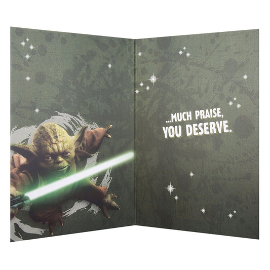 Star Wars Thank You Teacher Card "Yoda"