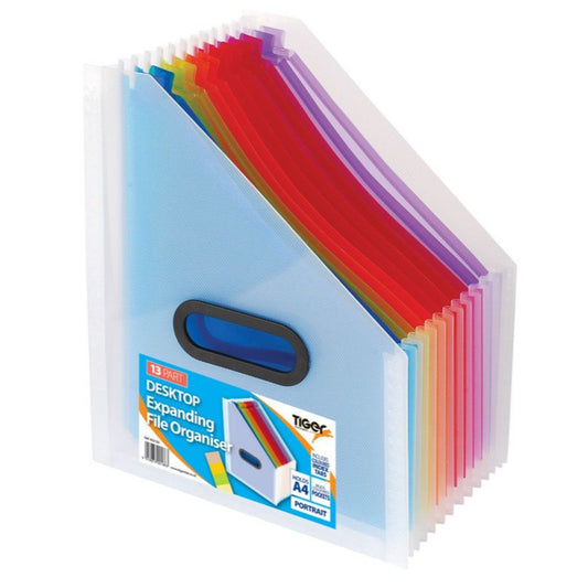 13 Multi Coloured Portrait Part Desk Top Organisers