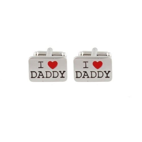 Harvey Makin Cufflinks  I Heart Daddy 2cm