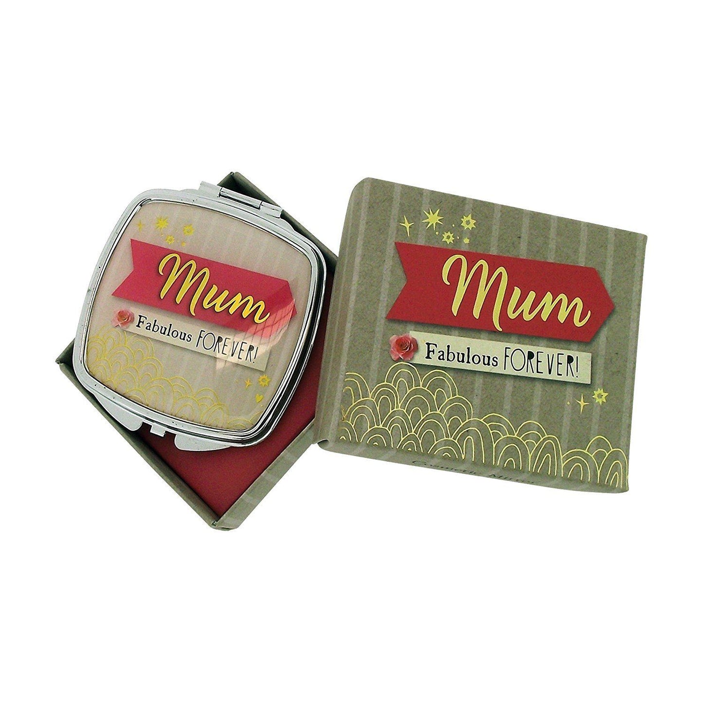 Boom Shaka Laka Compact Mirror for Mum Fabulous Forever in Presentation Box