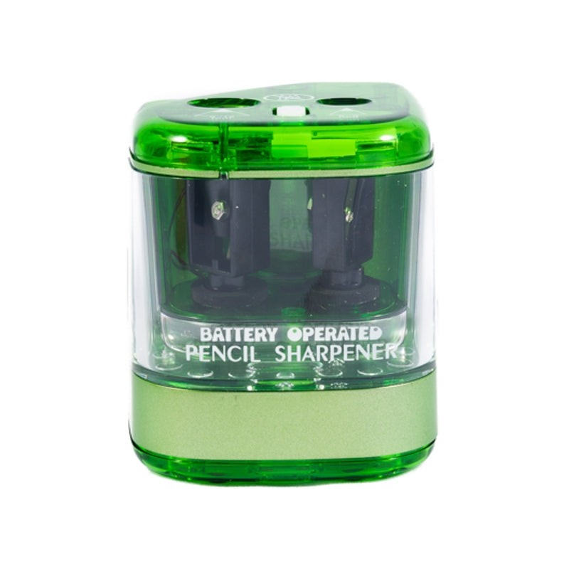 Double Hole Battery Powered Pencil Sharpener