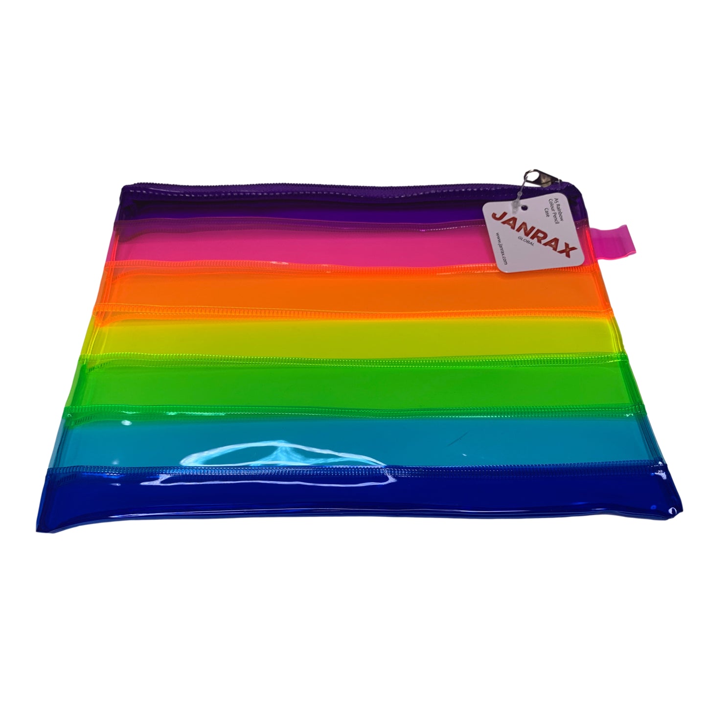 A5 Rainbow Coloured Rainbow Pencil Case