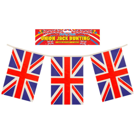 Union Jack Flags Bunting 12 Feet