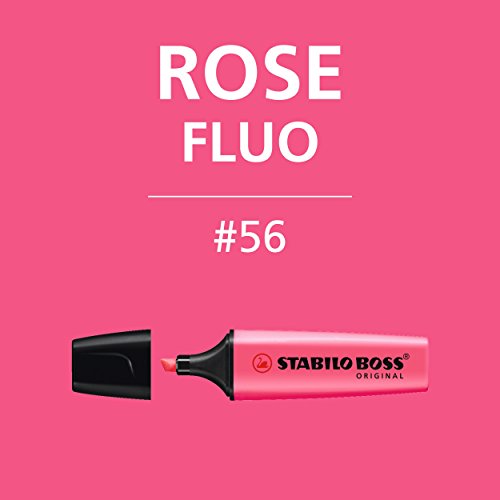 Stabilo Boss Original Pink Highlighter (Pack of 10)