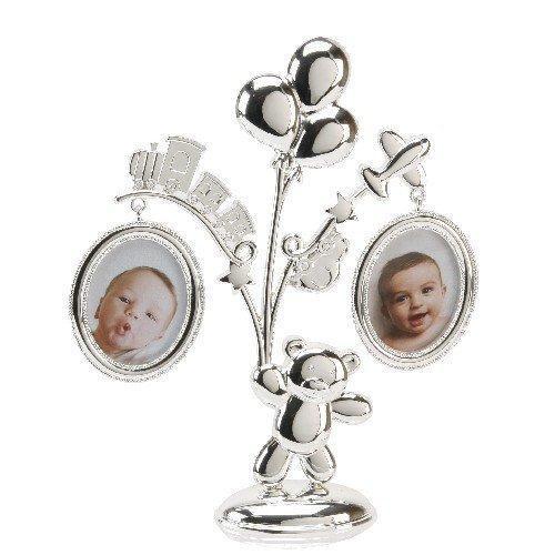 Juliana Baby S/Plated Collage Tree Train/Plane/Teddy 2 Pics