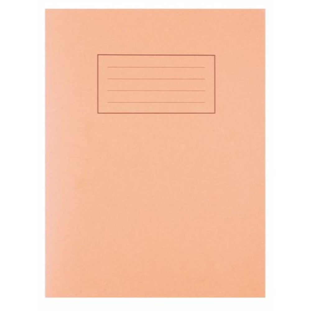 Silvine 9"x7" Orange 5mm Square Inner Exercise Book