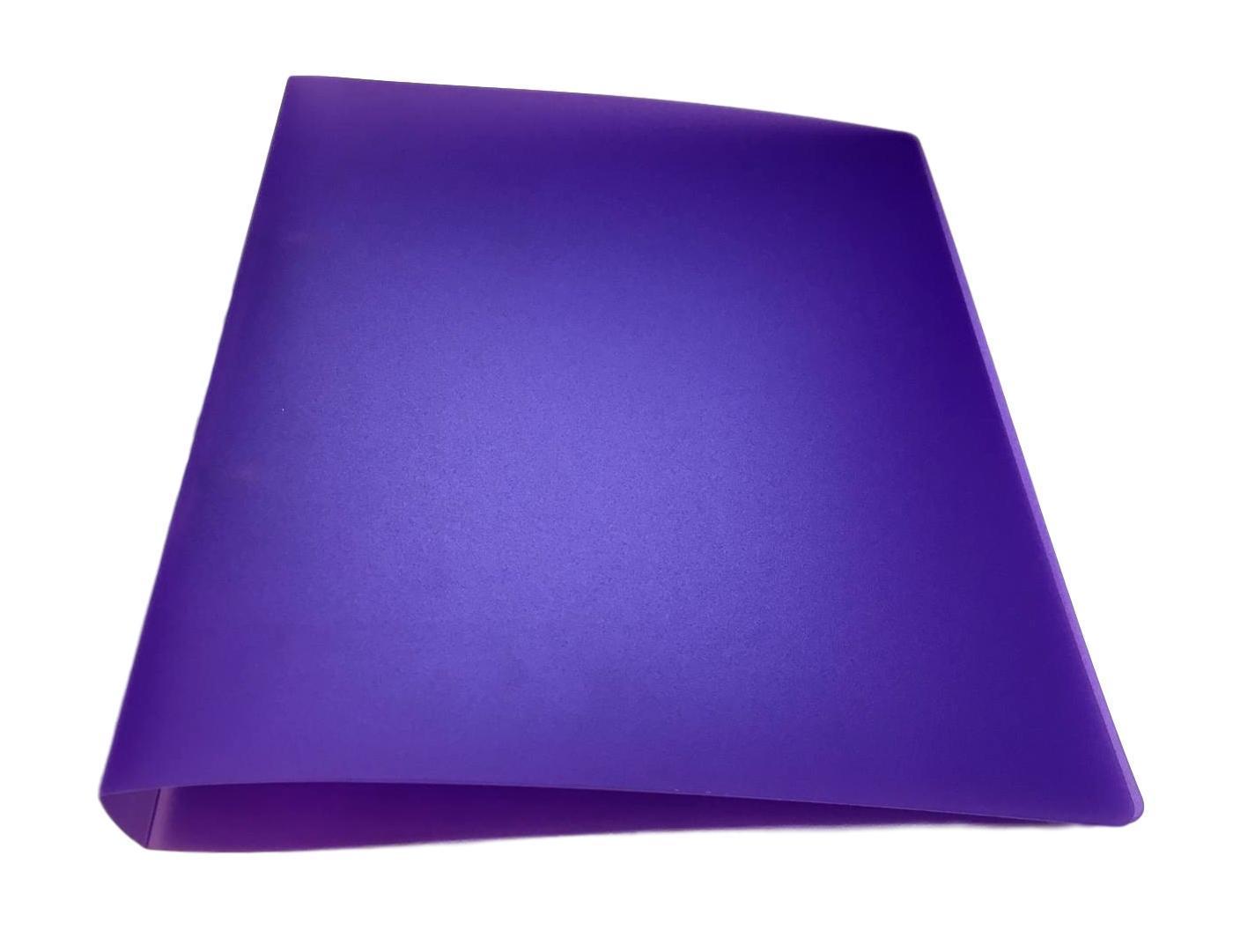 A5 Slim Purple Translucent Ringbinder