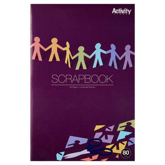 80 Pages 360x240mm Scrapbook by Premier Activity