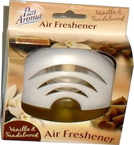 Pan Aroma Glass Air Freshener - Vanilla & Sandalwood - 75ml