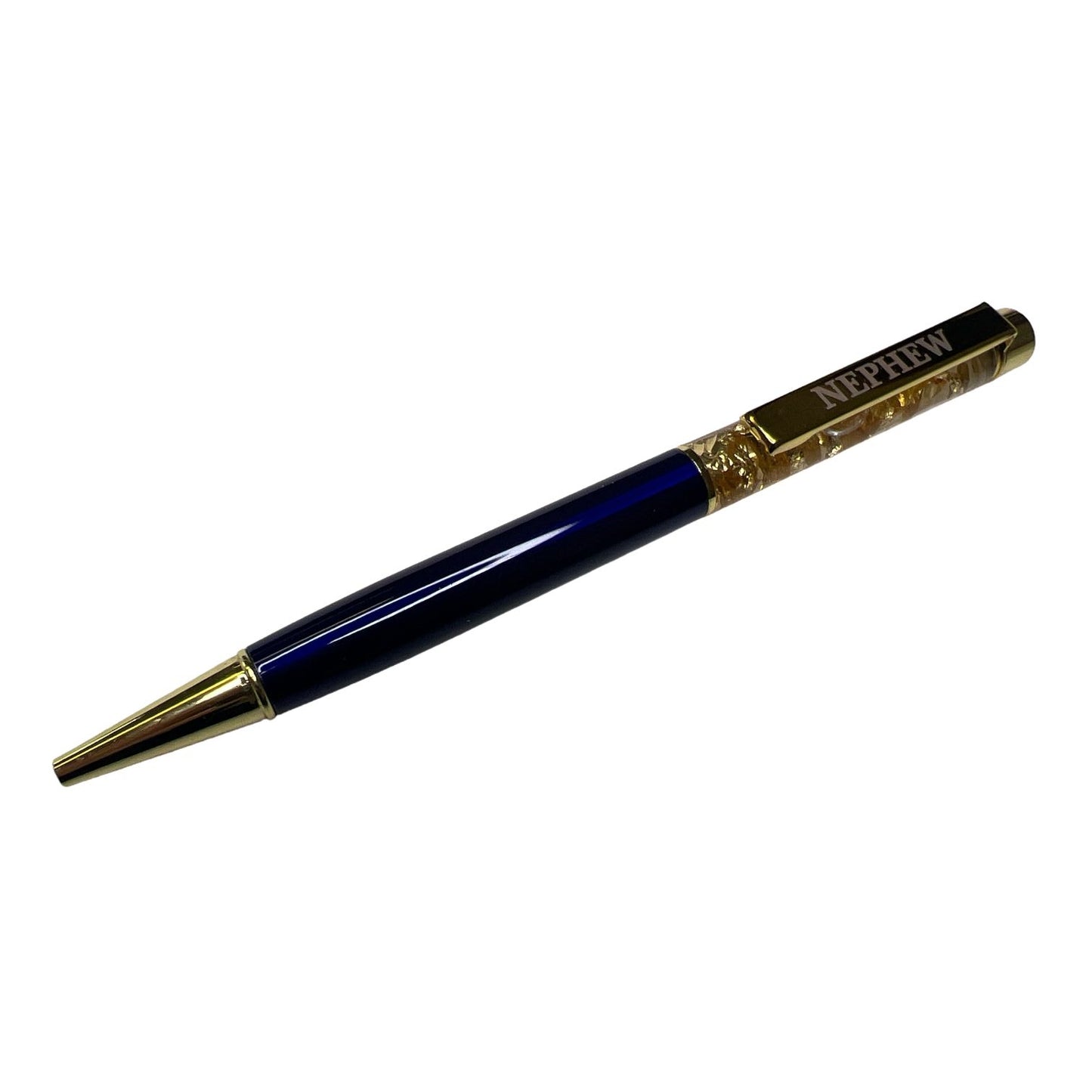 Nephew Captioned Gold Leaf Ballpoint Gift Pen