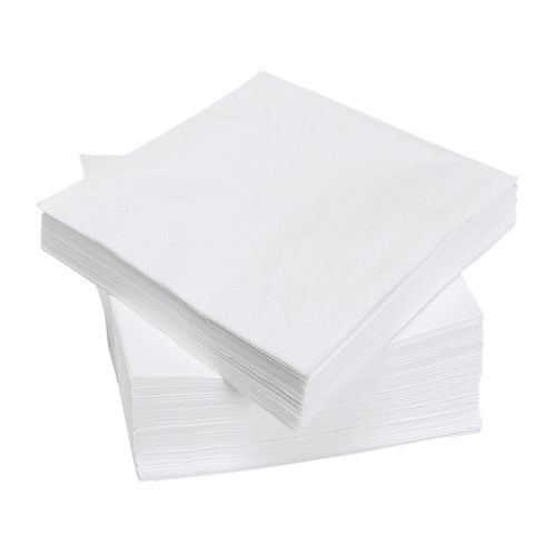 Pack of 50 White Napkins 33x33cm 2 Ply