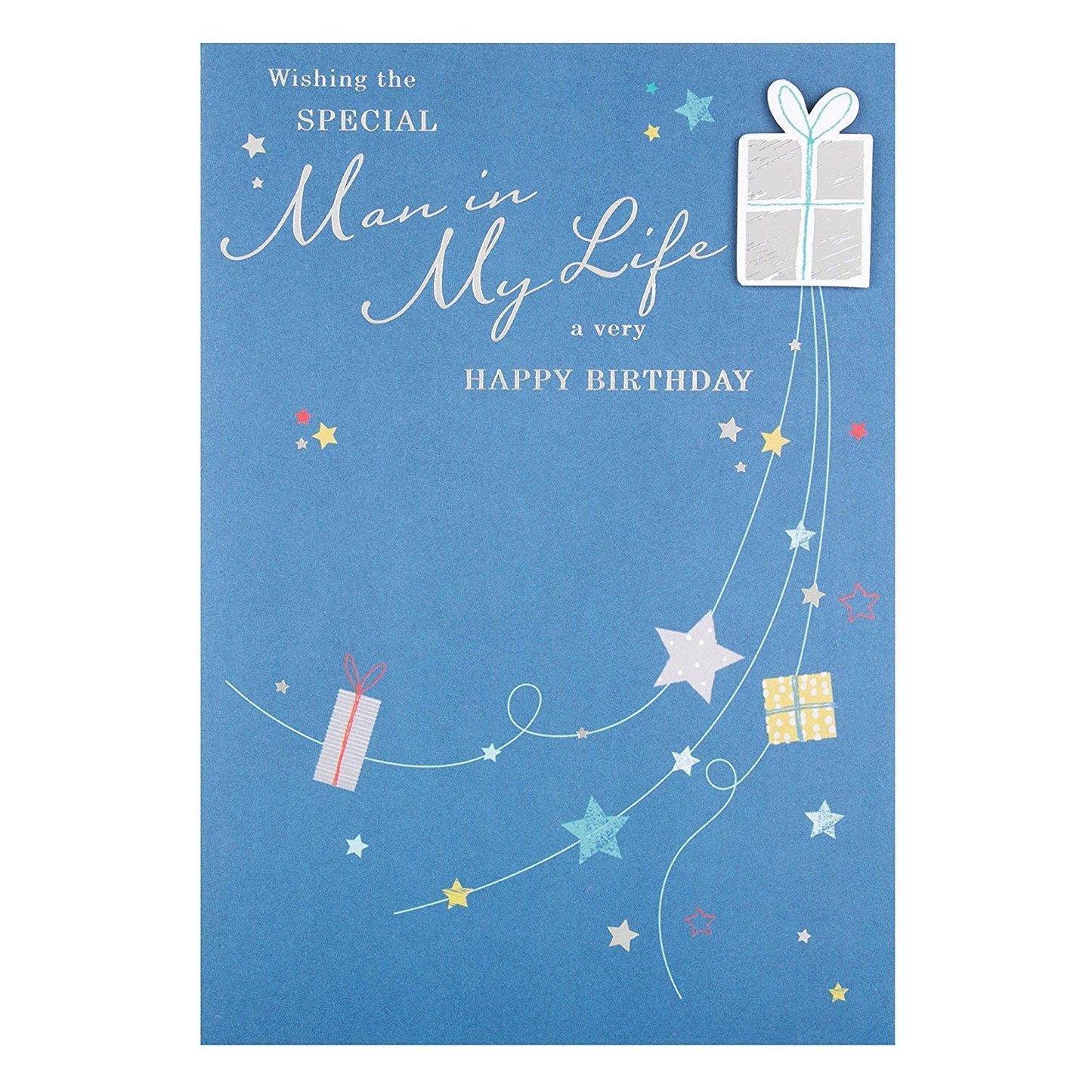 Man In My Life Birthday Card 'All My Love'