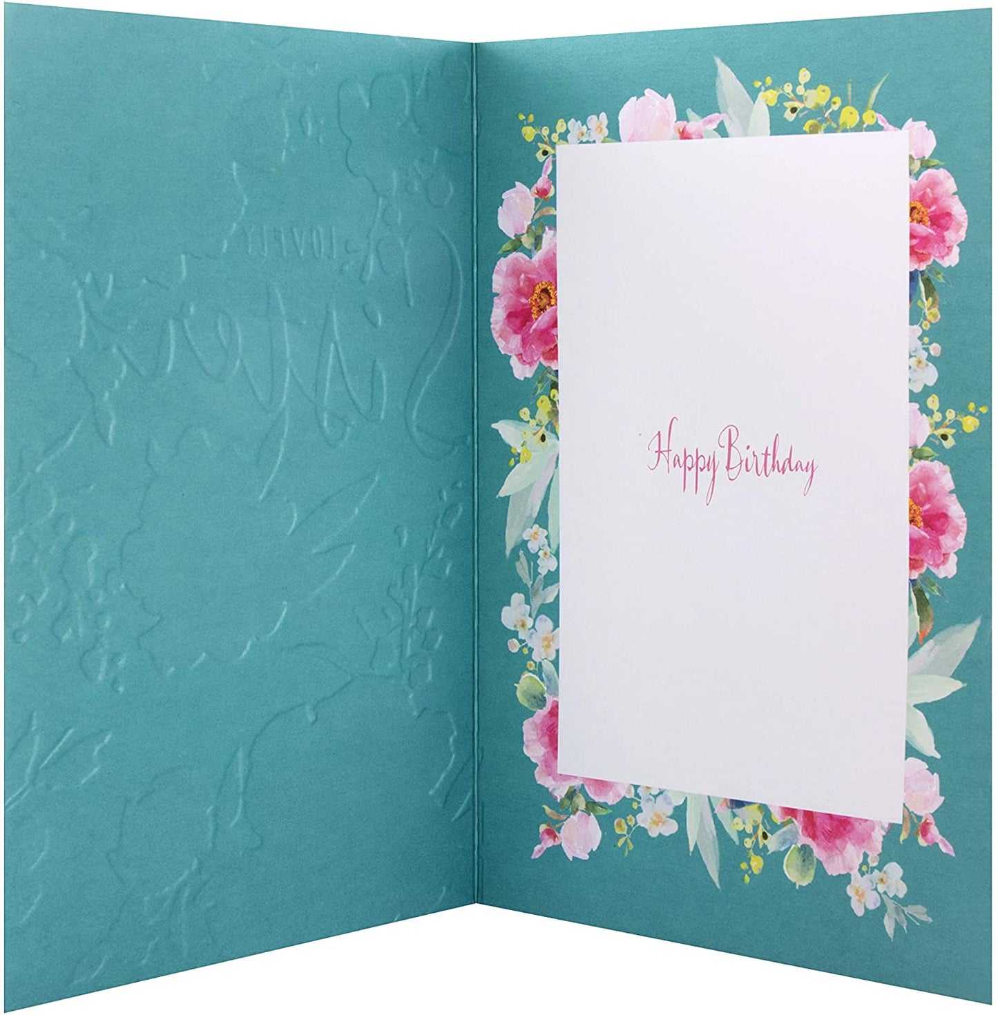 Lovely Sister Floral Design Birthday Card