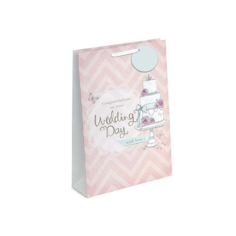 Cake Design Large Wedding Day Gift Bag