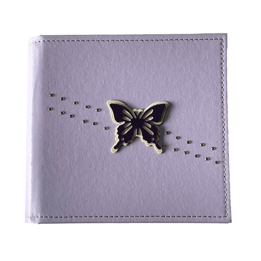 Sophia Gift Collection Lilac Album 4x6 With Butterfly & Crystal