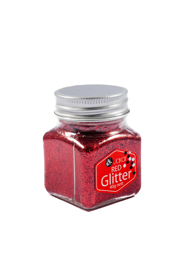 40g Non Toxic Red Glitter Pot