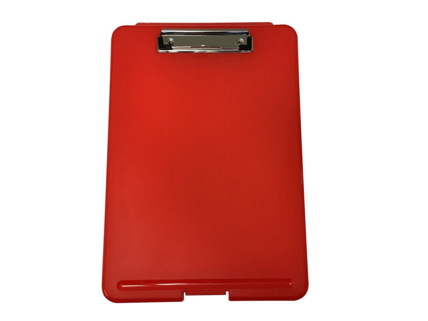 A4 Red Clipboard Box File - Storage Filing Case