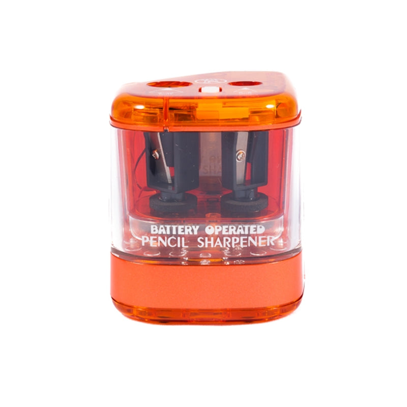 Double Hole Battery Powered Pencil Sharpener